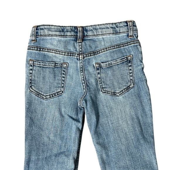 Cat & Jack Girl Distressed Blue Jeans W/ Iridescent Sequins - Size 8 - Picture 9 of 11